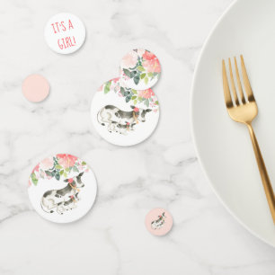 Décorations Confetti du Baby shower de Vache Laiti