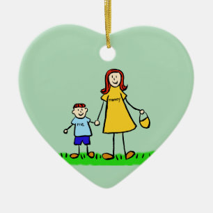 Décorations de famille personnalisées pour maman e