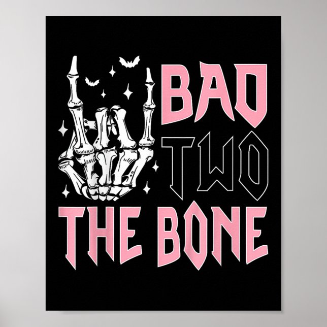 Décorations de fête Bad Two The Bone 2 ans Bir (Devant)