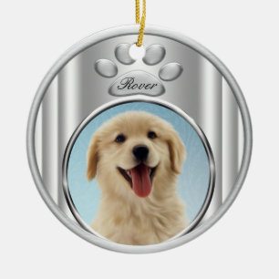 Décorations de Noël en forme de Golden Retriever p