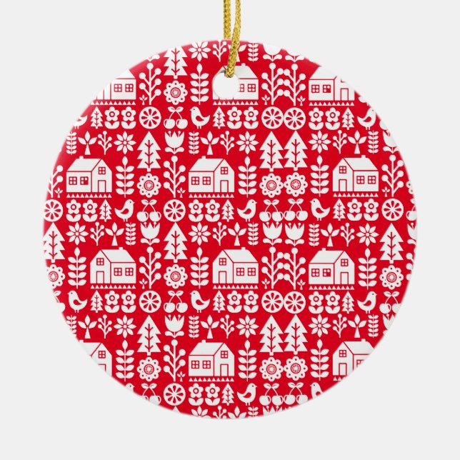 Décorations de Noël scandinave nordique (Devant)