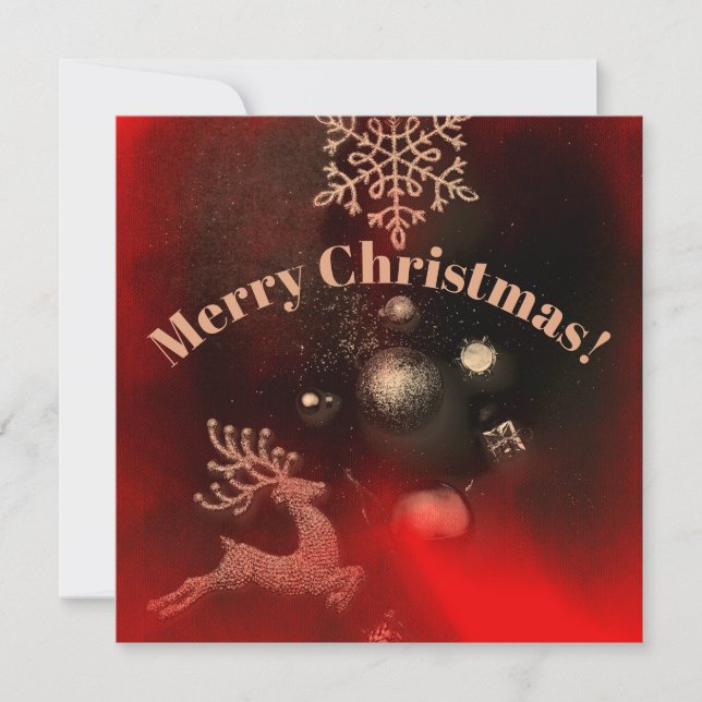 Décorations de Noël sur table (Devant)