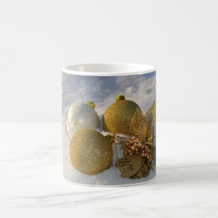Décorations de Noël tasses de texte personnalisées