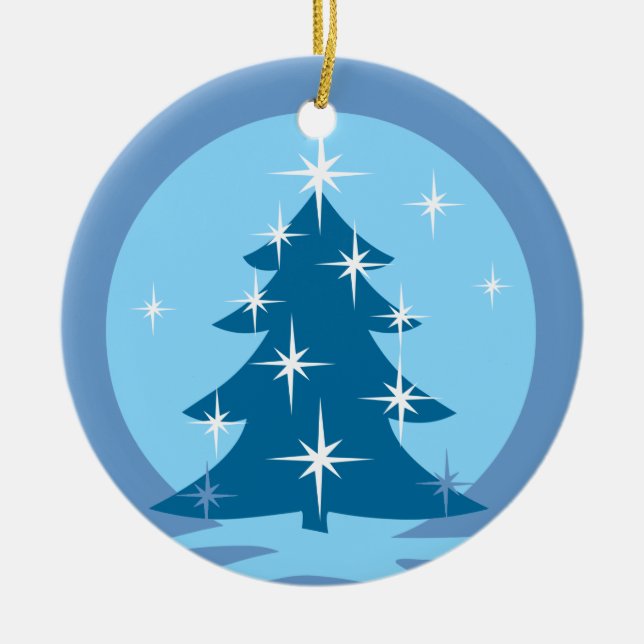 Décorations des arbres à neige de l'ornement inver (Devant)