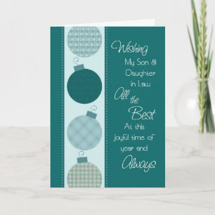 Décorations Joyeuse carte de Noël