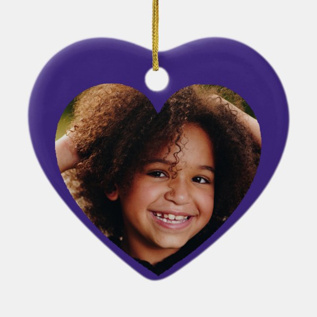 Décorations pourpres de Noël, coeur fait sur (Dos)