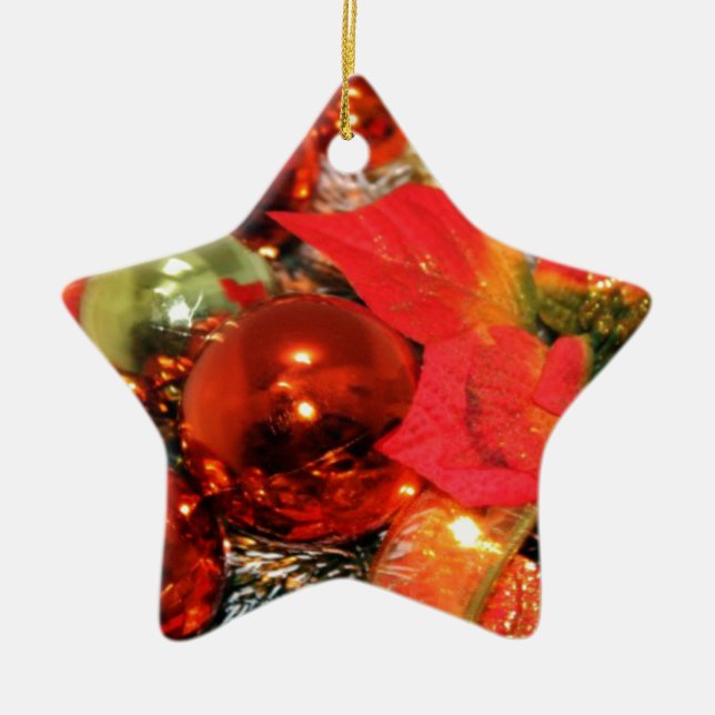 Décorations rouges festives (Devant)