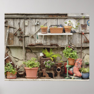 Décorations sur une clôture en bois, île de Catali