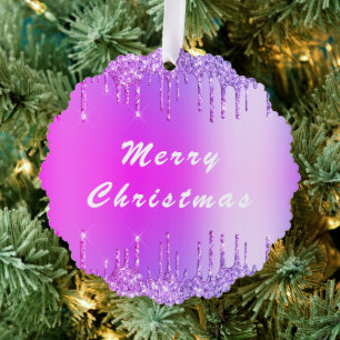 Décorative Carte de décoration de Noël de Parties scintillant