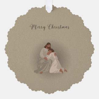 Décorative Carte d'ornement de Noël chrétien