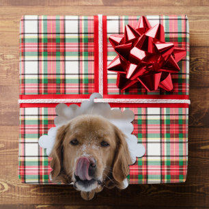 Décorative Carte d'ornement de Noël de votre chien