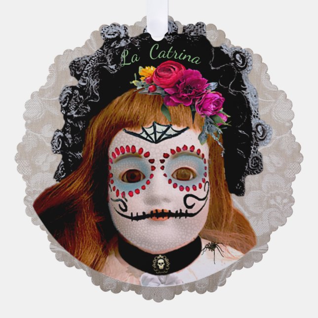 Décorative Carte d'ornement Dia de Muertos (Recto)