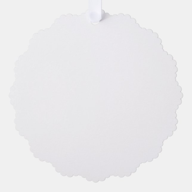 Décorative Carte d'ornement en papier (Recto)