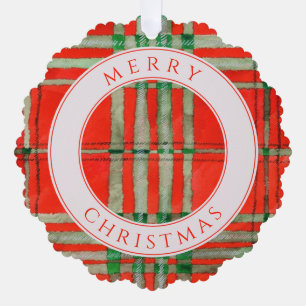 Décorative Carte d'ornement en papier à bascule RED SCOTT TAR