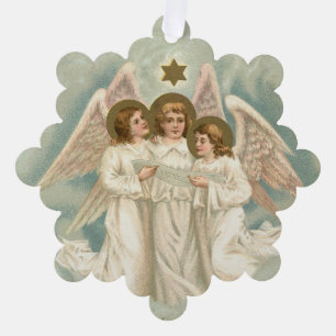 Décorative Carte d'ornement en papier Angels vintages