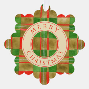 Décorative Carte d'ornement en papier de flocon de neige MAC 