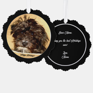 Décorative Carte d'ornement en papier Schnoodle