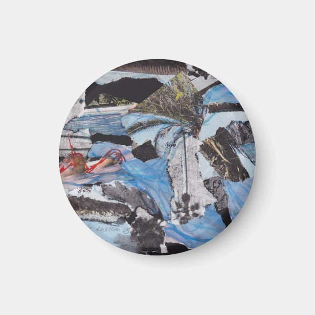 decorative collage magnet (Devant)