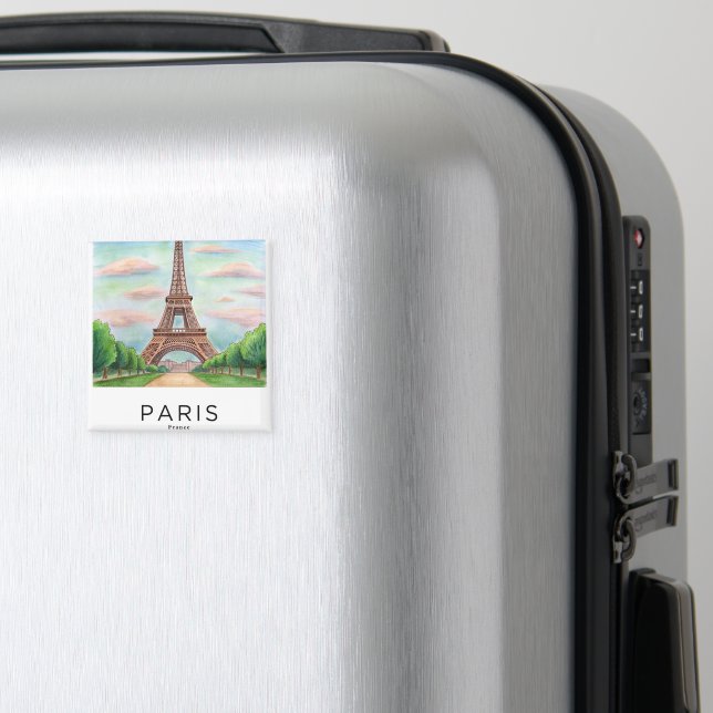 Decorative Square Magnet | Personalized Home Accen (In Situ (Bagages))