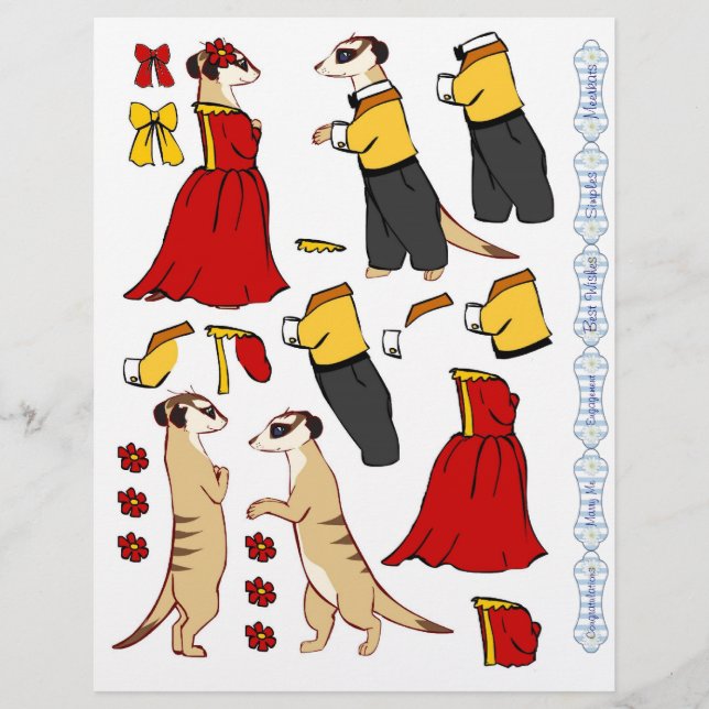 Découpage 3D - Amateurs de Meerkat (Devant)