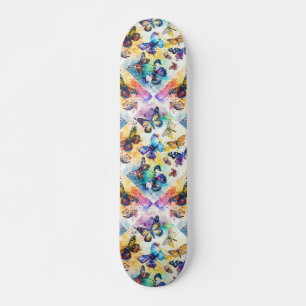 Découpage Inspiré Papillon Collecte Skateboard