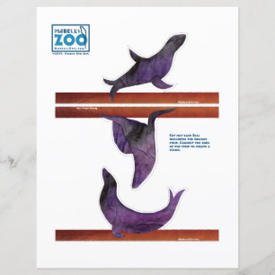 Découpe de phoques du zoo de Mabell