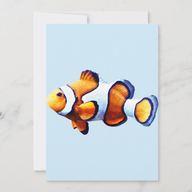 Découpe de poisson clown (Devant)