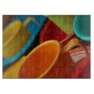 Découper Articles multicolores de cuisine de planche à