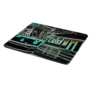 Découper CLRV Neon à stn Grande planche de coupe en verre
