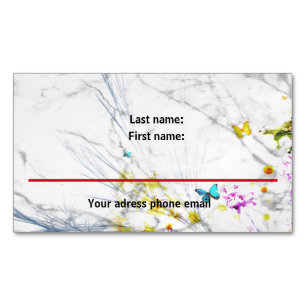 découper et classique Magnet Card quatre votre en