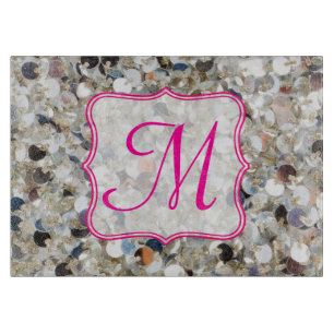 Découper Pile de Parties scintillant Monogramme Planche à d