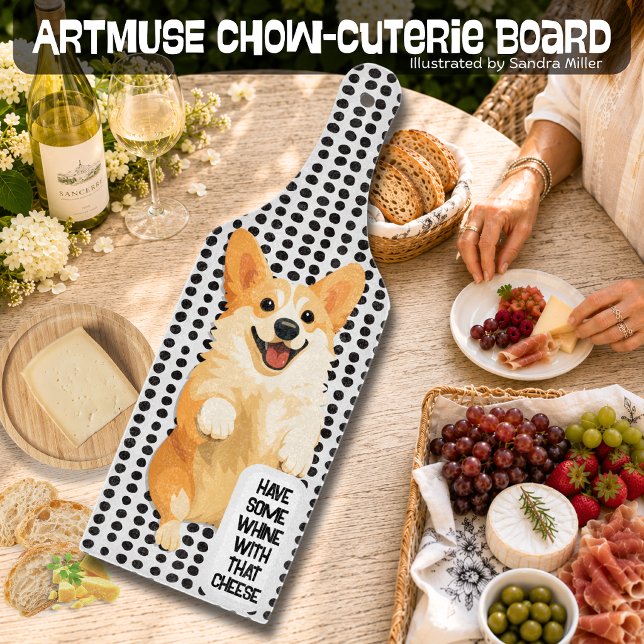 Découper Planche à charcuterie DENNY le Corgi (Créateur téléchargé)