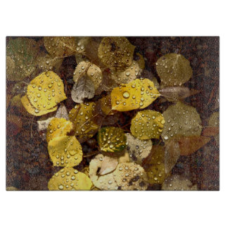 Découper Planche à coudre des Feuilles d'Aspen doré