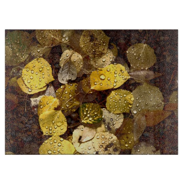 Découper Planche à coudre des Feuilles d'Aspen doré (Devant)