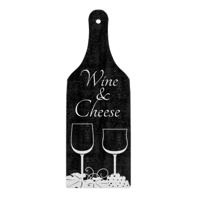 Découper Planche à fromage et vin monochrome (Devant)