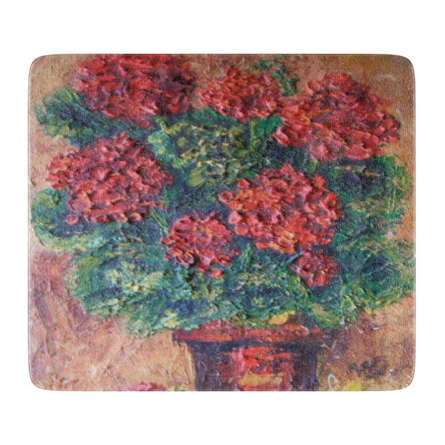 Découper Planche à verre Ann Hayes Peinture Beauté rouge (Devant)