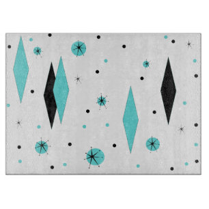 Découper Rétro diamant de turquoise et planche à découpe