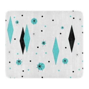 Découper Rétro diamant de turquoise et planche à découpe