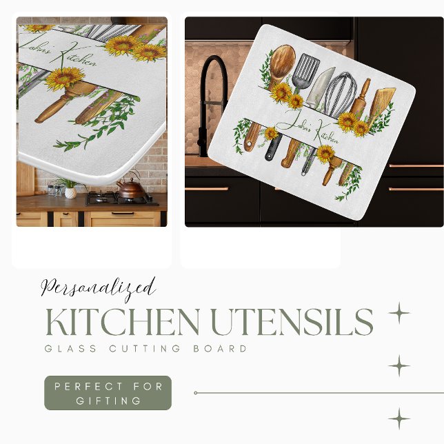 Découper Ustensiles de cuisine personnalisés Planche à déco (Créateur téléchargé)