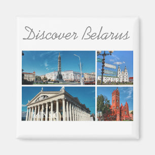 Découvrez Belarus Minsk Architecture Magnet