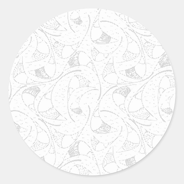 Découvrez des Stickers Rond Classique De Haute Qua (Devant)