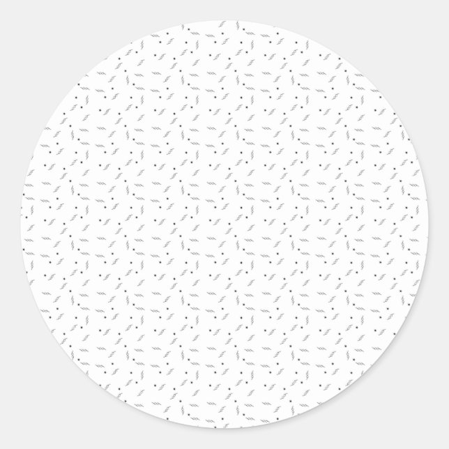 Découvrez des Stickers Rond Classique De Haute Qua (Devant)