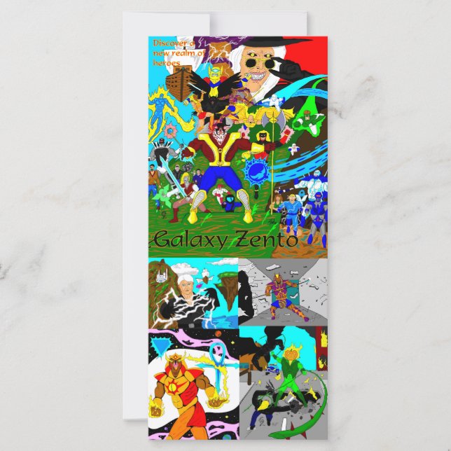 Découvrez la carte des héros (Devant)