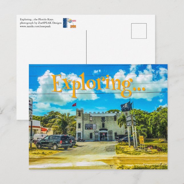 Découvrez... la carte postale Florida Keys (Devant / Derrière)