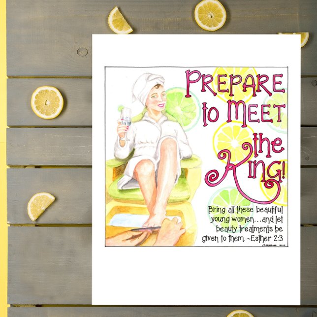 Découvrez la carte postale King Inspirational (Créateur téléchargé)