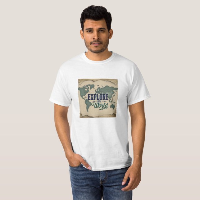 Découvrez le T-shirt World Travel (Devant entier)