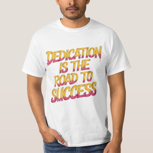 Dedication Cute Funny T-Shirt Gift For Him Her Mac (Devant)