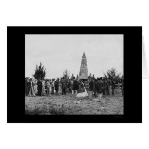 Dédication de la bataille de Bull Run Monument 186