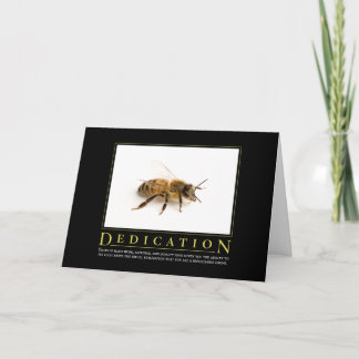 Dédication Motivation Carte de parodie