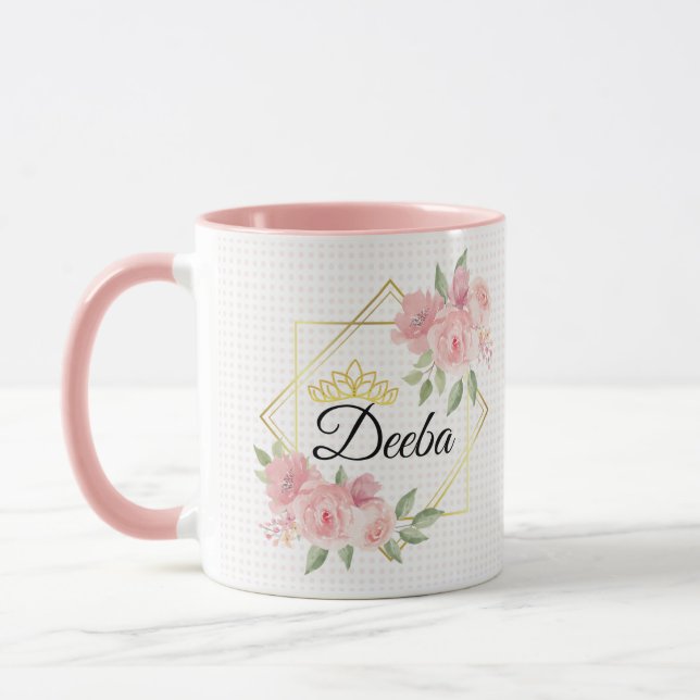 deeba arabe nom de fille Mug (Gauche)